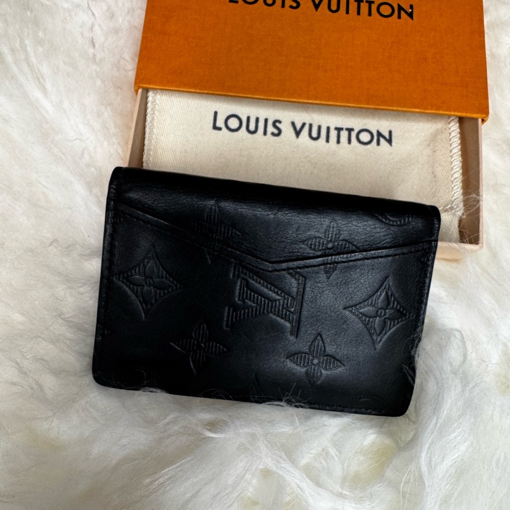 Authentic Louis Vuitton Embossed Black Wallet
